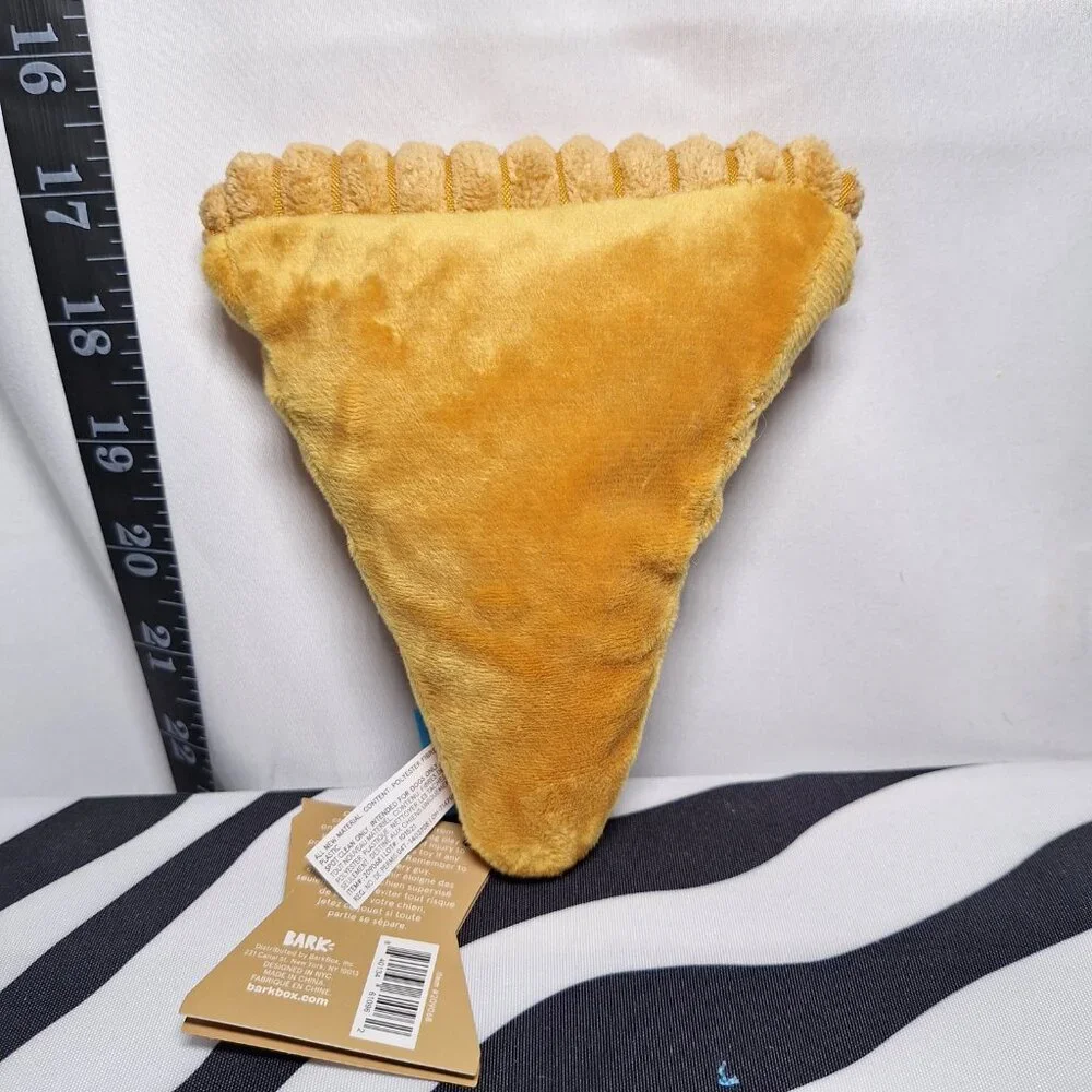 NWT Bark Mut Lovers Pizza Dog Toy XS-S